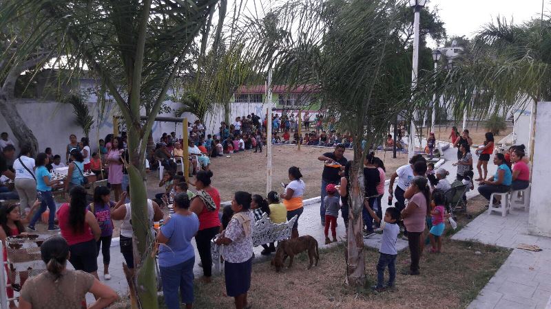 Candidato de Nueva Alianza realiza festejos