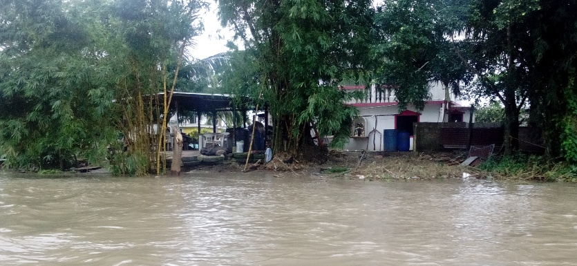 Incomunicados tres ejidos de Pueblo Viejo por el desbordamiento del río Pánuco (1)