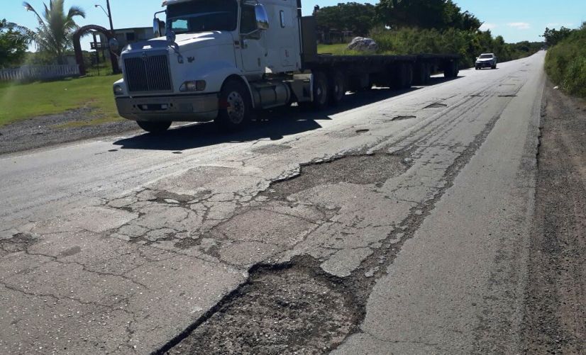 Recientes lluvias dejaron severos daños en carreteras del norte de Veracruz (2)