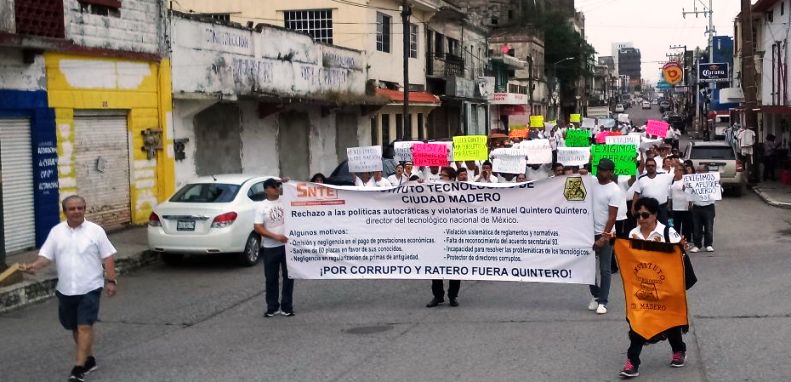 Sindicalizados del Tec Madero, piden la renuncia del (2)