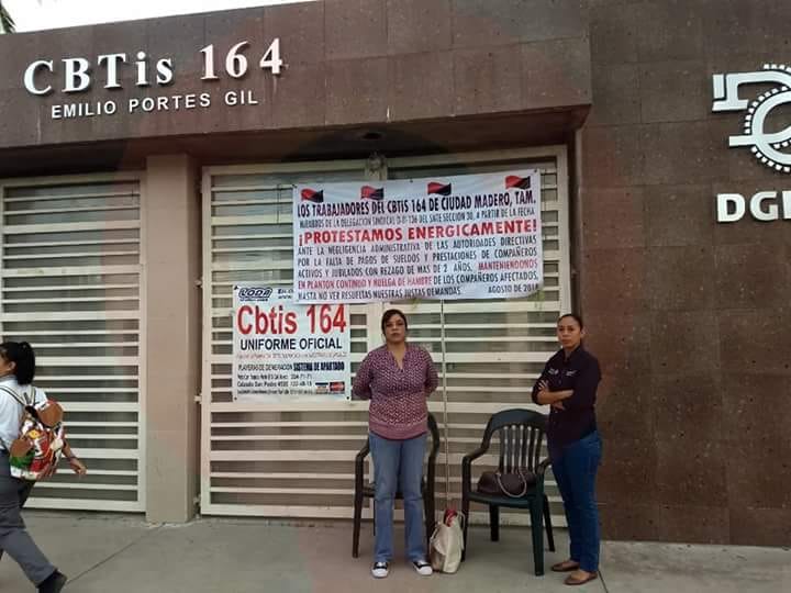 Huelga de hambre en el CBTIS 16