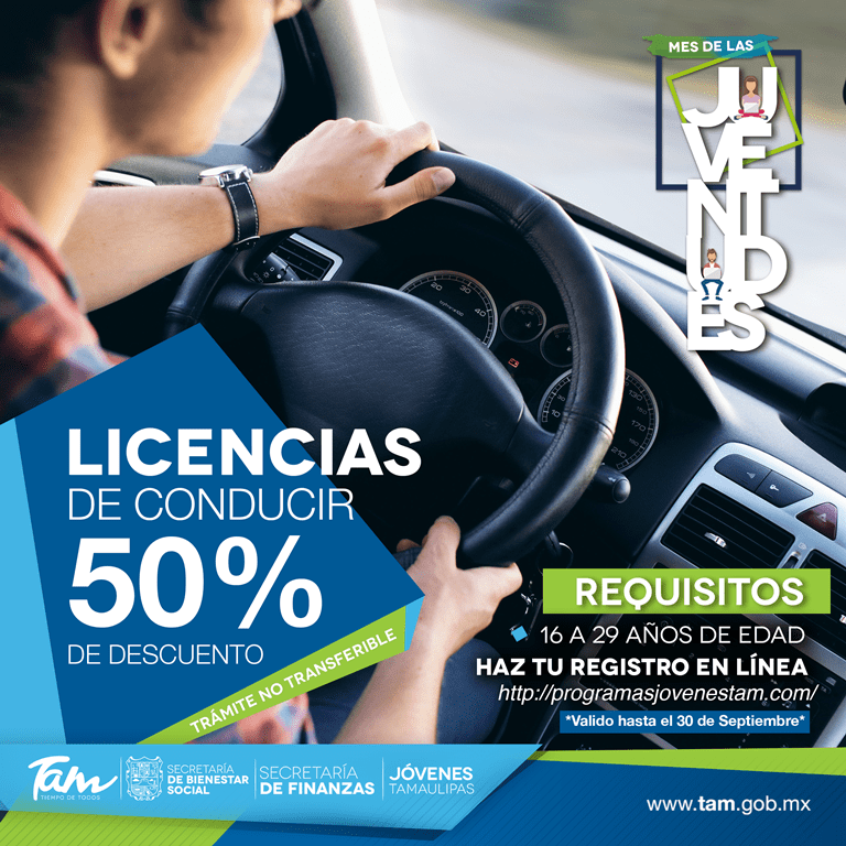 IJU-027-2018.-Gobierno de Tamaulipas ofrece con descuento del 50% en licencias de conducir para jóvenes de 16 a 29 años.doc