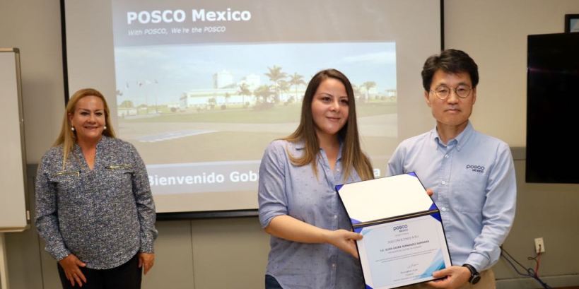 POSCO México reconoce gestión de Al (1)