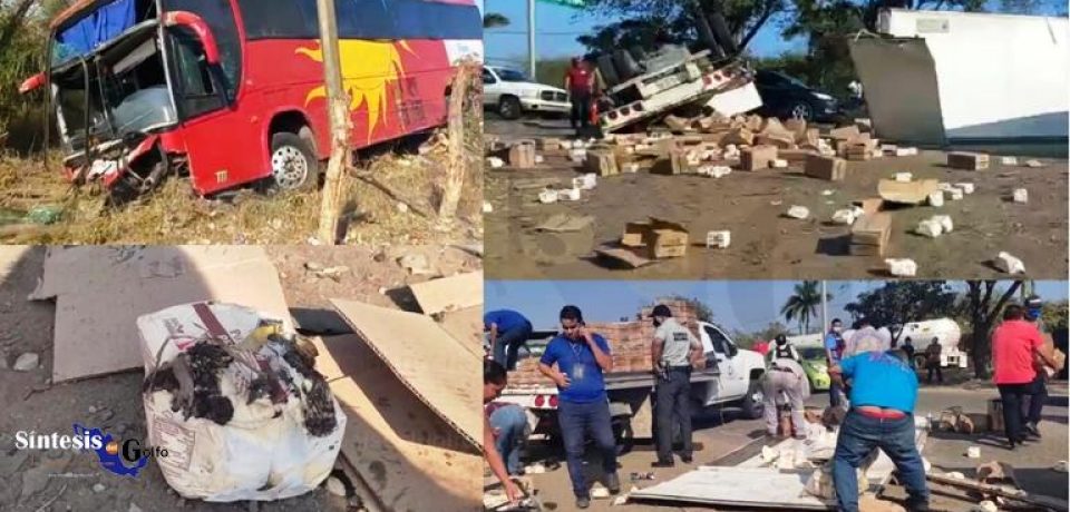 Rapiñan camioneta cargada con mantequilla en Altamira Tamaulipas