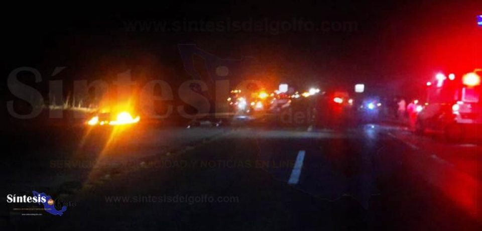 Fatal choque de automóvil y tráiler en Altamira