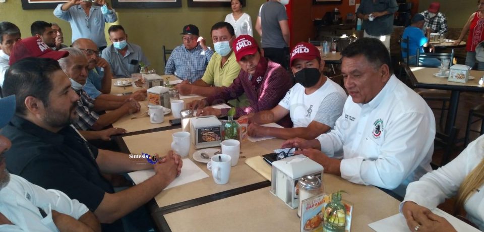 Se reúne el Senador Faustino López Vargas con dirigentes sociales en Aldama