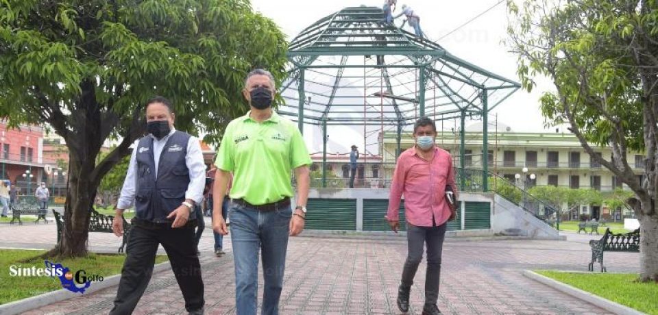 Supervisa Chucho Nader mantenimiento de sitios turísticos de Tampico
