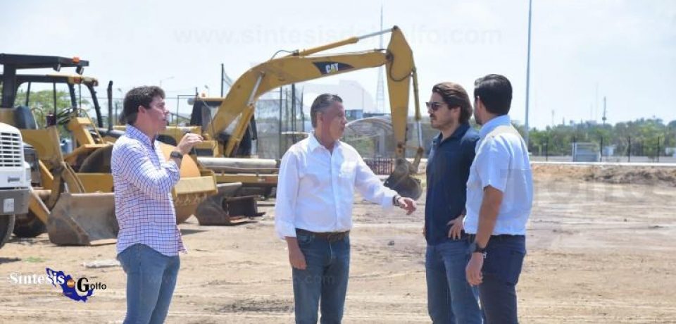 Avanzan obras de infraestructura deportiva en Tampico