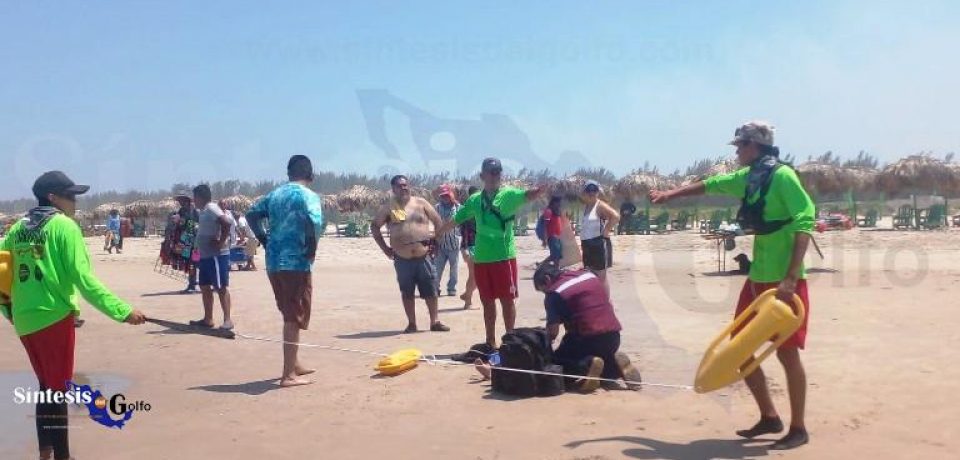 A punto de ahogarse dos jovencitas en playa Miramar
