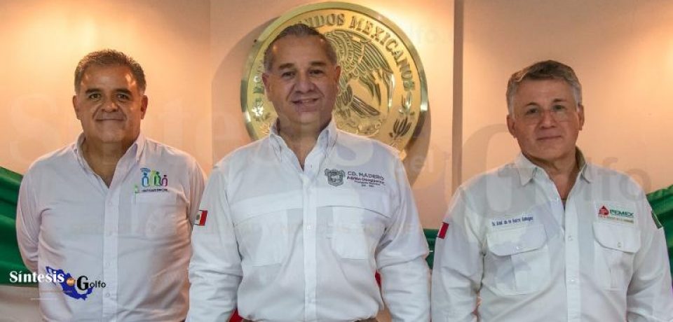 Adrián Oseguera y Petróleos Mexicanos coordinan acciones a favor de la salud maderense