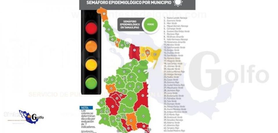 Activa Salud semáforo «rojo» en 9 municipios de Tamaulipas