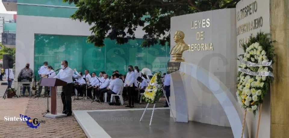 Conmemora Gobierno de Ciudad Madero aniversario luctuoso de Benito Juárez