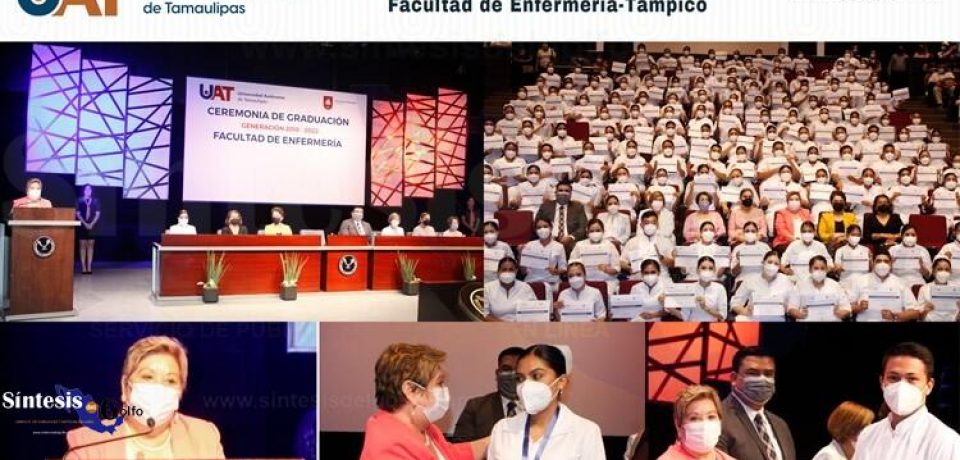 Entrega la UAT nueva generación de la Facultad de Enfermería Tampico