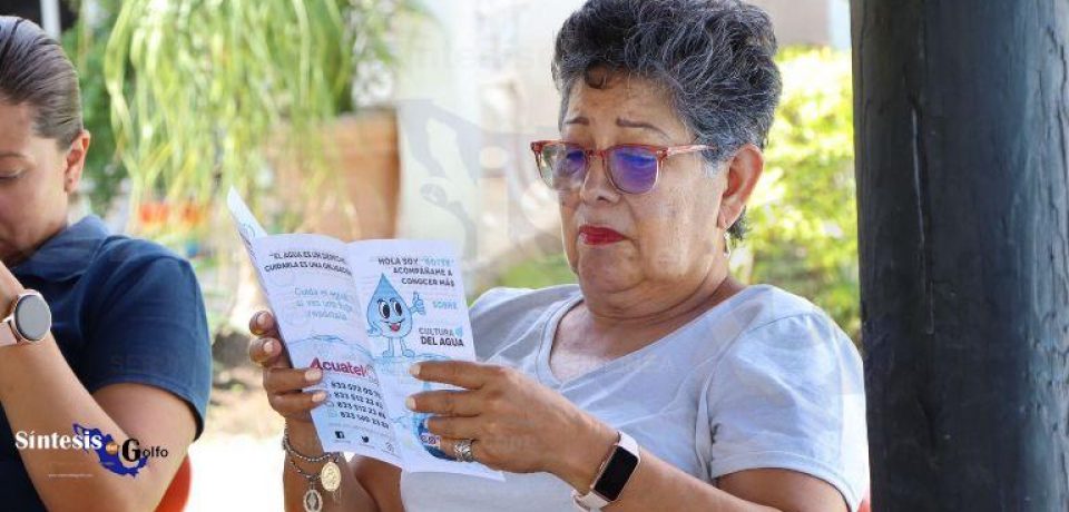 Apoya COMAPA Altamira economía de adultos mayores