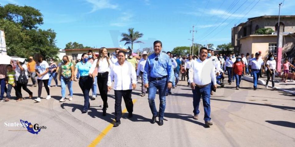 Entrega Gobernador Francisco García Cabeza de Vaca infraestructura urbana y de seguridad en Tamaulipas.