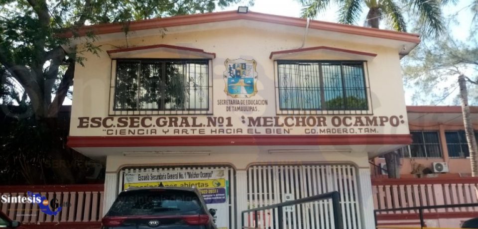Vandalizan escuela secundaria número 1 de Ciudad Madero