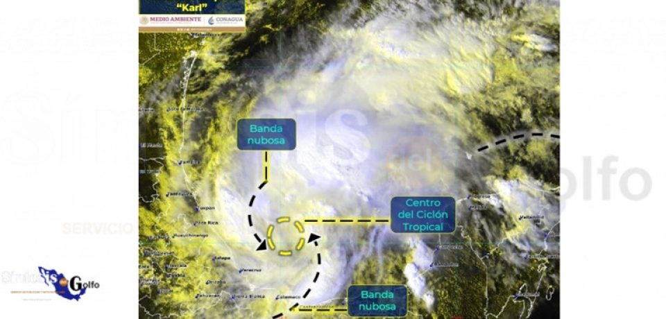Alerta SMN por formación de la tormenta tropical «Karl»