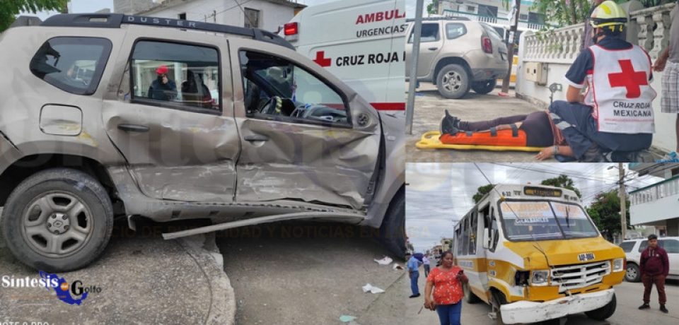 Cruento choque en Madero deja 8 lesionados