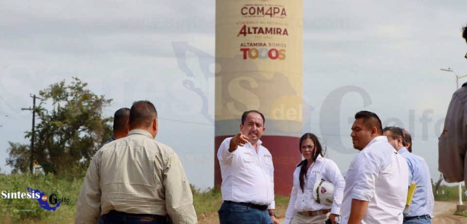 Presenta COMAPA Altamira a CONAGUA y CEAT proyecto de línea de conducción para zona sur