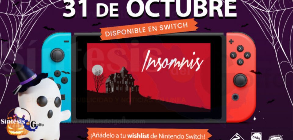 El miedo de Insomnis llegará a Nintendo Switch el 31 de octubre