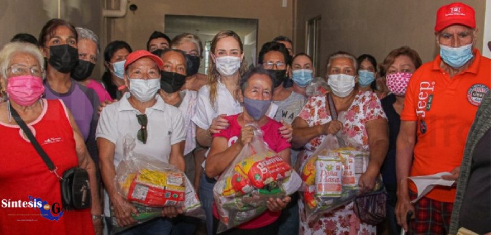 Sistema DIF Madero hace entrega de apoyo alimentario a adultos mayores