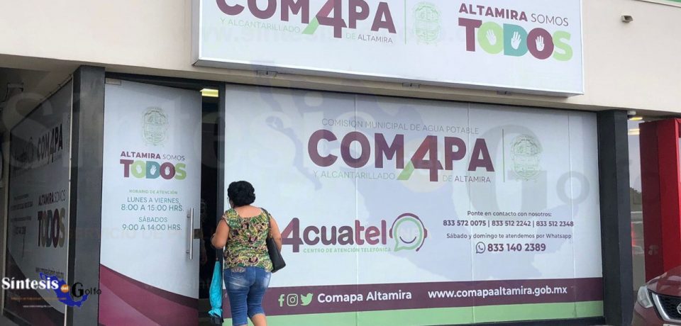Amplía COMAPA Altamira vigencia del Buen Fin 2022