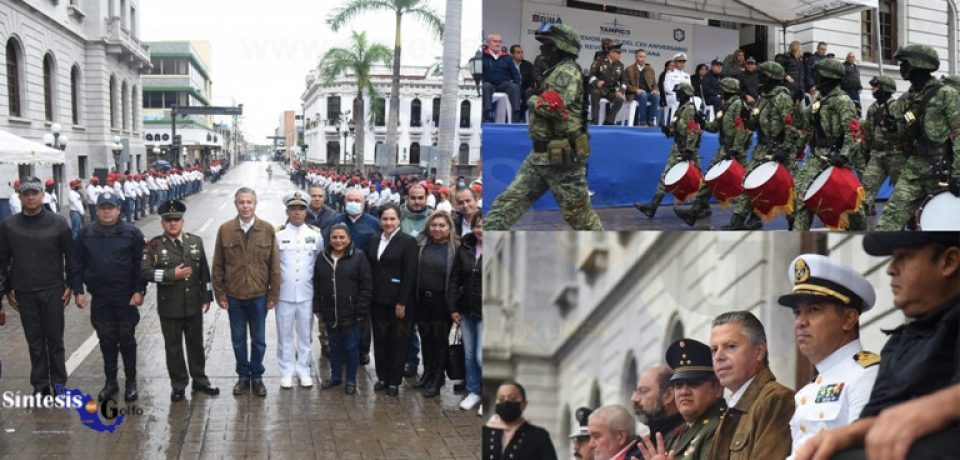 Colorido y exitoso desfile revolucionario en Tampico
