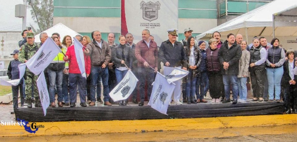 Dan banderazo a Operativo de Seguridad del Buen Fin y Decembrino en Ciudad Madero