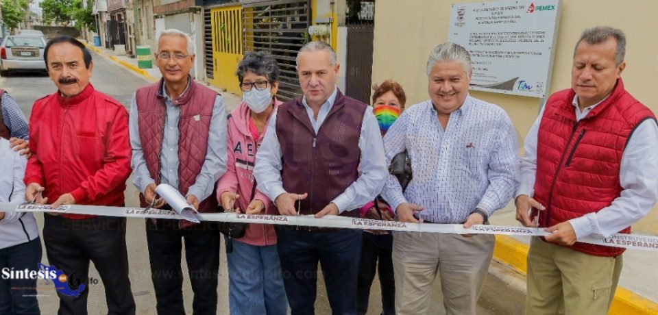 Imparable la entrega de obras de pavimentación en Ciudad Madero