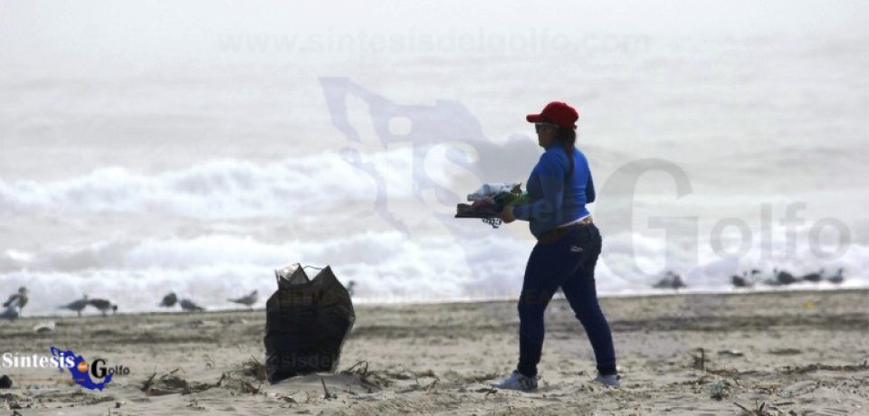 Invita gobierno de Tamaulipas a participar en jornada de limpieza en playa La Pesca