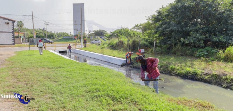 Certidumbre en Ciudad Madero con mantenimiento permanente de canales
