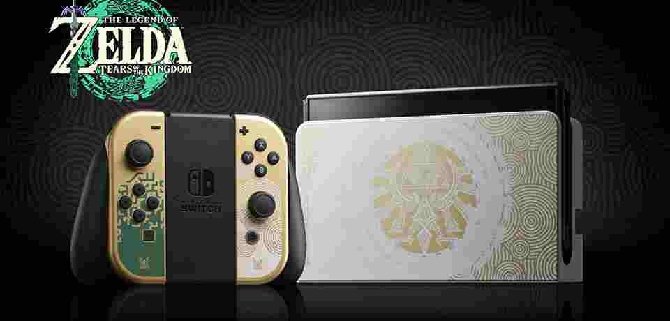 The Legend of Zelda: Tears of the Kingdom anuncia su Switch OLED exclusiva y Pro Controller con lanzamiento en abril