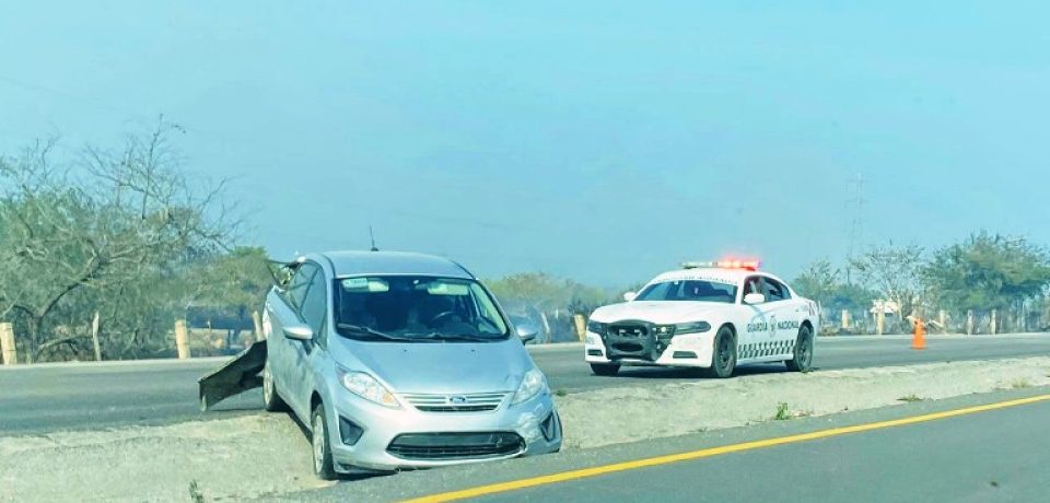 Aparatoso accidente en la carretera Tampico-Valles