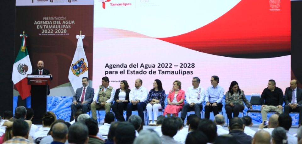Es tiempo de actuar para garantizar derecho al agua; presenta gobernador de Tamaulipas “Agenda del Agua”