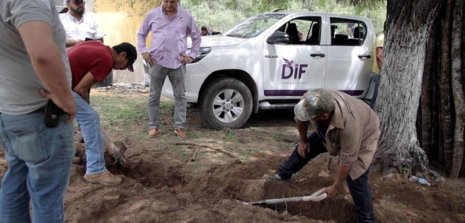 Apoya DIF Tamaulipas a comunidades rurales en la recuperación de espacios públicos
