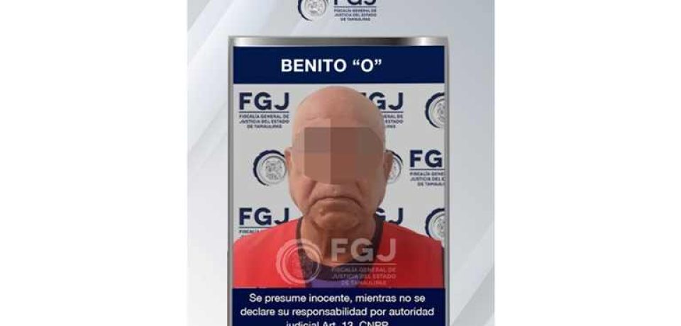 Sentencian a 10 años de prisión a Benito “O”