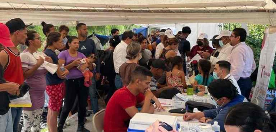 Realiza Gobierno de Tamaulipas jornada de atención a migrantes en Matamoros